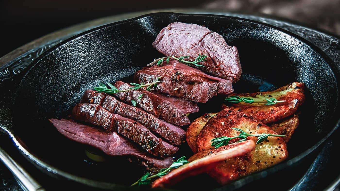 Perfectly Seared Cast Iron Steak - Girls Can Grill