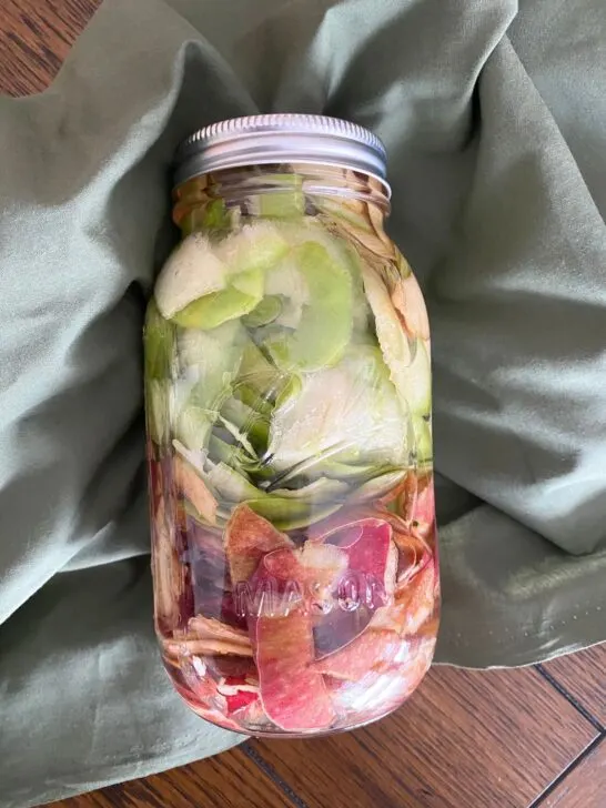 How To Make Apple Cider Vinegar From Scraps | The Rustic Elk