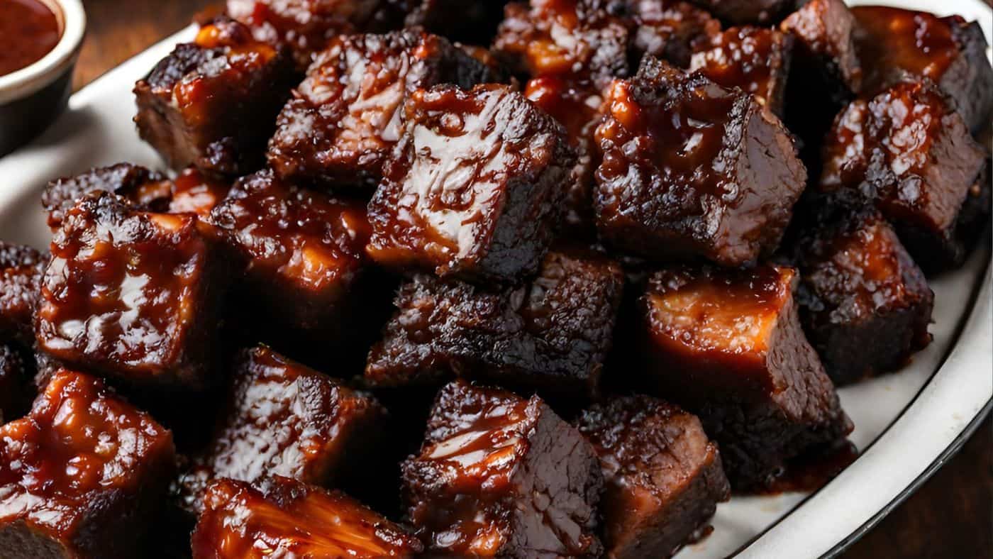 How To Make The Best BBQ Smoked Brisket Burnt Ends | The Rustic Elk
